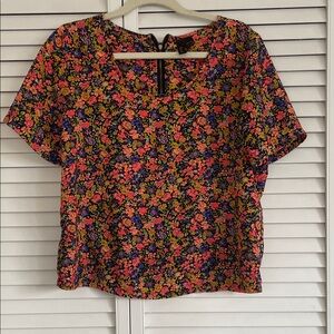 Fun & Flirt Floral Women's Blouse - Pink and Yellow